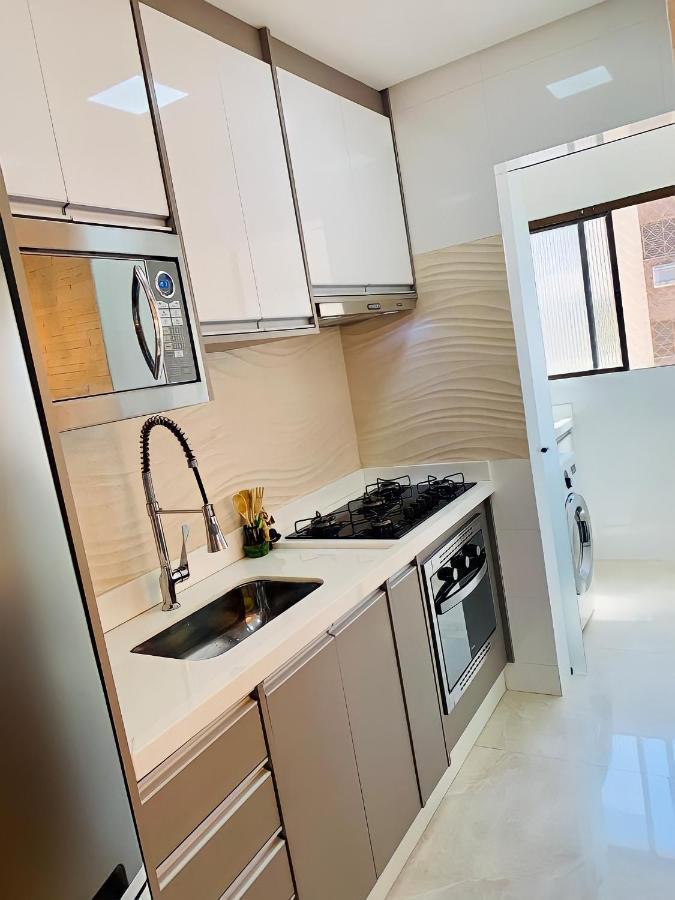 Apartamento Top De Linha Praia Da Enseada غوارويا المظهر الخارجي الصورة