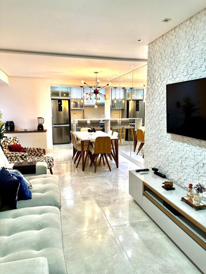 Apartamento Top De Linha Praia Da Enseada غوارويا المظهر الخارجي الصورة